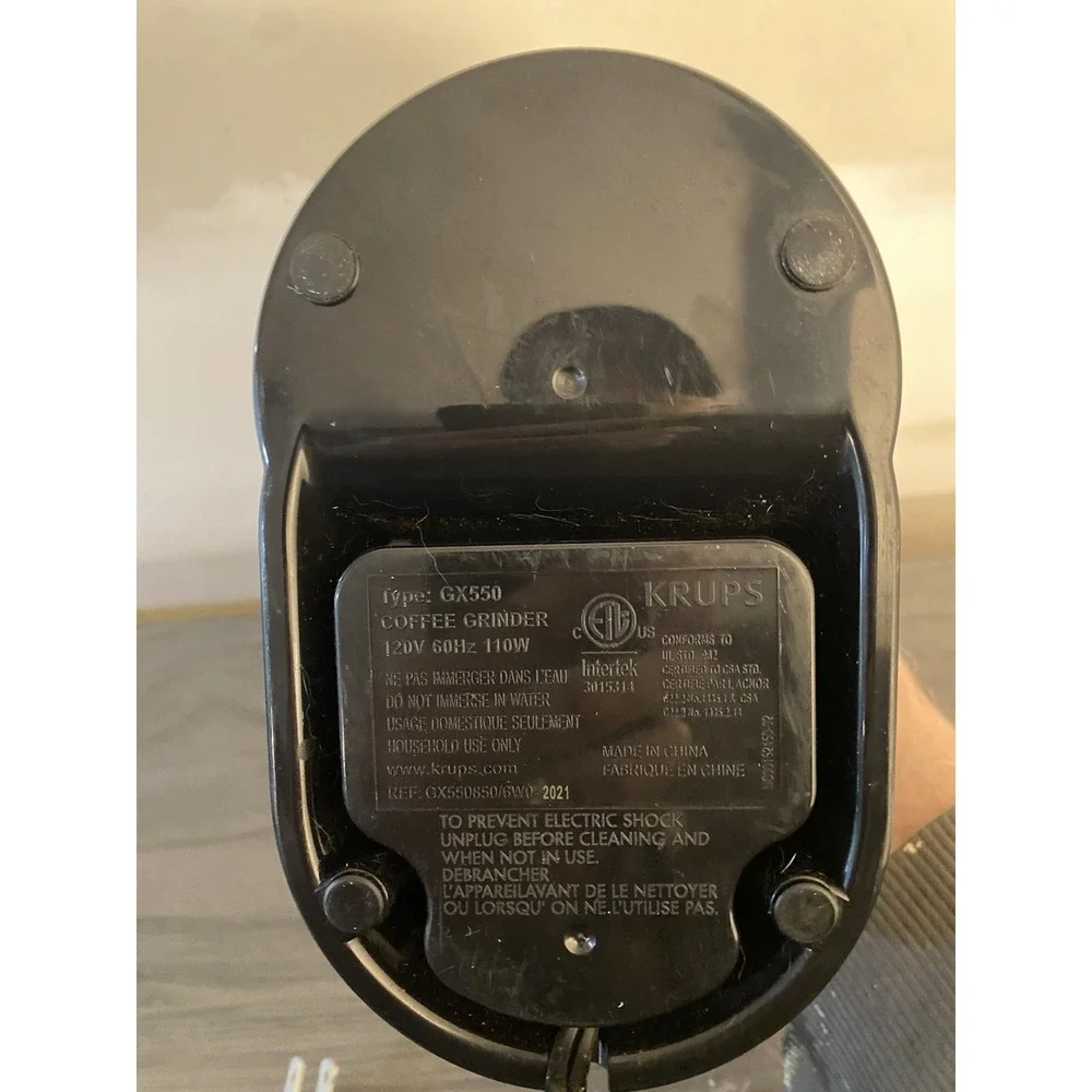 Krups GX550 Coffee Grinder‎ Used