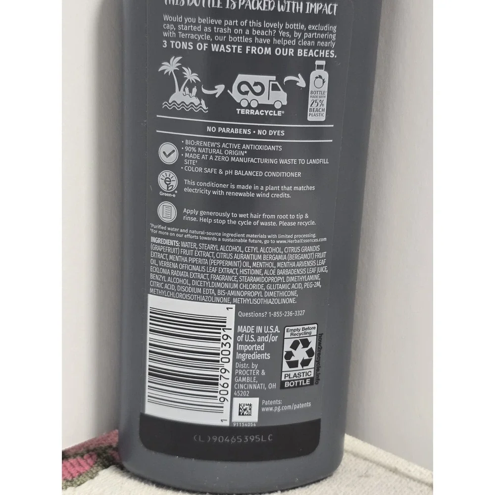 Herbal Essence Bio Renew White Grapefruit & Mosa Mint Conditioner 13.5‎ oz