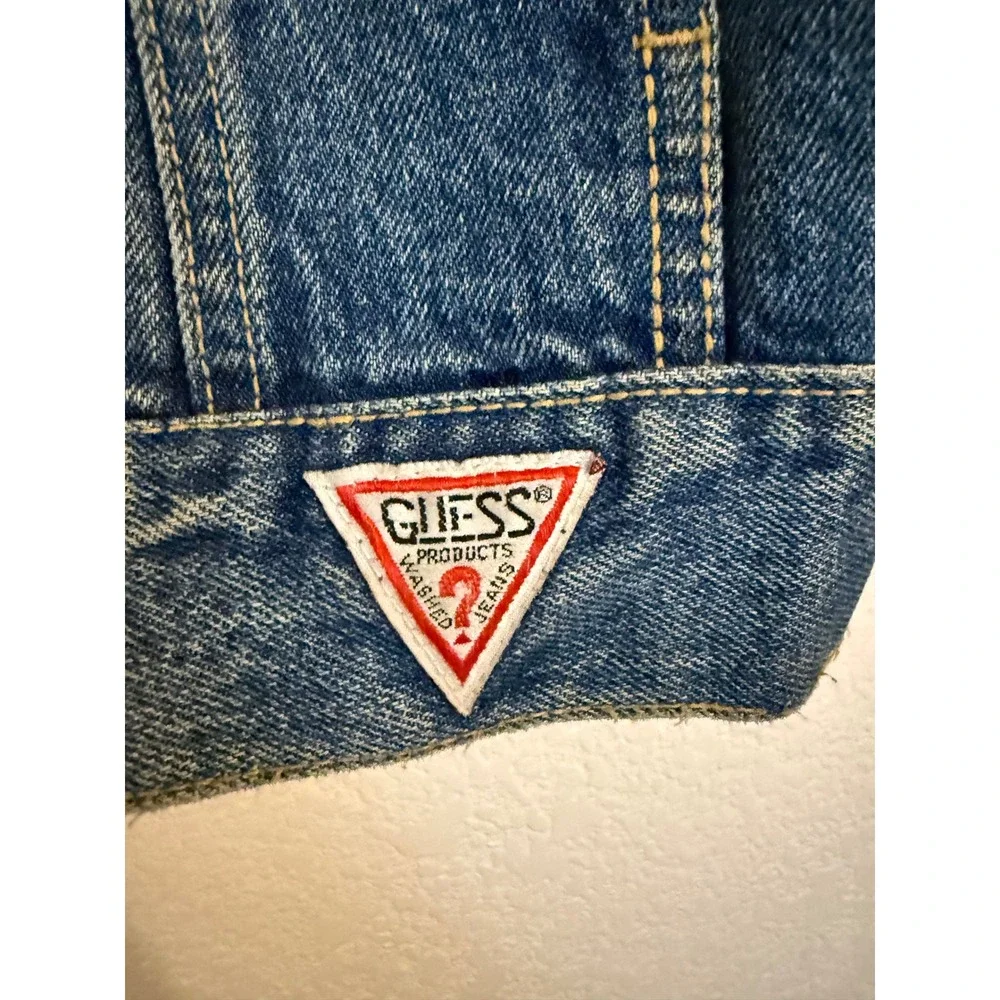 1980's Vintage Guess Georges Marciano Denim Jacket‎ Kids Size 14 Classic