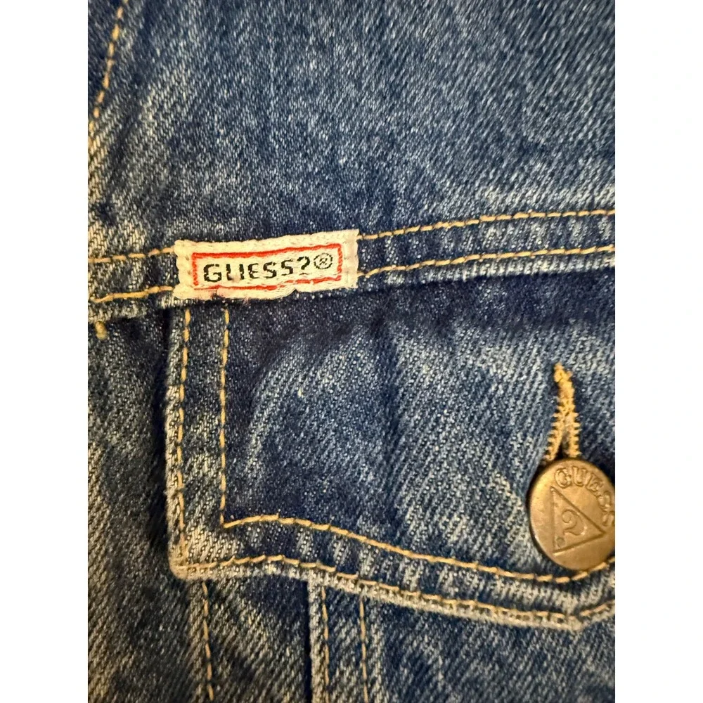 1980's Vintage Guess Georges Marciano Denim Jacket‎ Kids Size 14 Classic