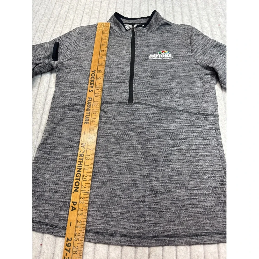 Nike Golf Dri-FIT Half Zip Pullover Daytona International Speedway Grey L
