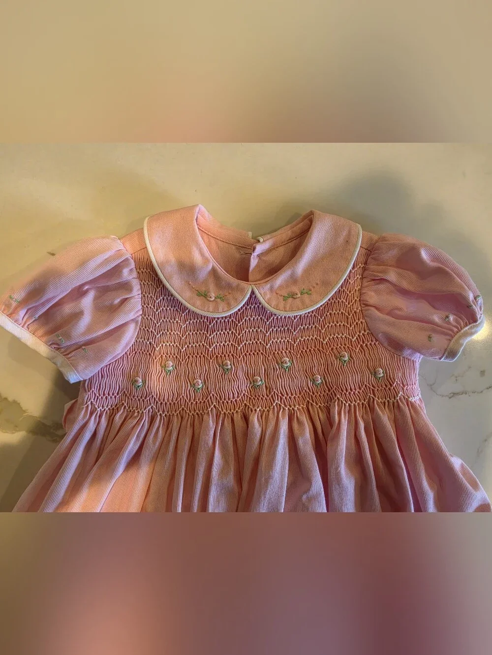 Lullaby Set Pink Smocked Dress