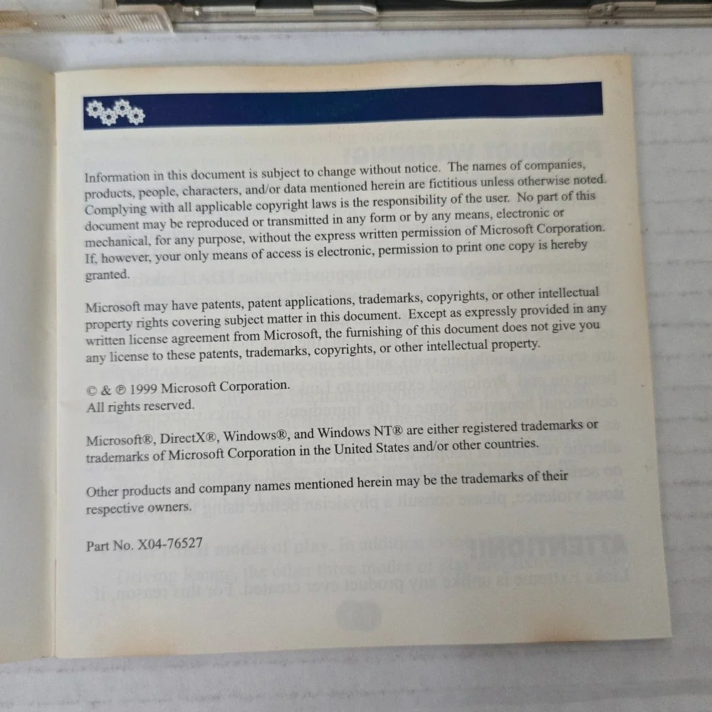 Vintage 1999 Microsoft Links LS Extreme PC CD ROM Game Windows 95 98 CIB Manual
