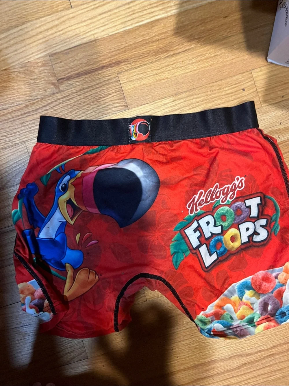 Froot Loops Red Kids Boxer Briefs with SWAG Waistband