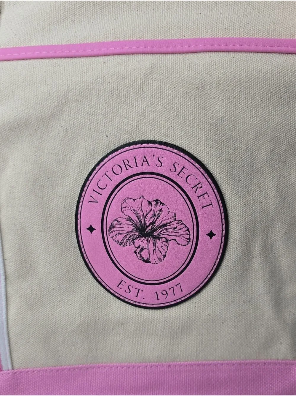 Victoria's Secret Canvas Tote Bag One Size NWT