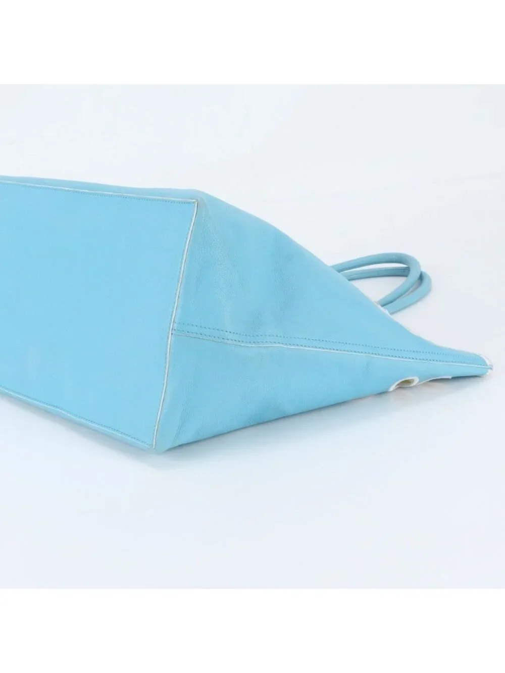 Celine Flower Motif Leather Tote Bag Shoulder