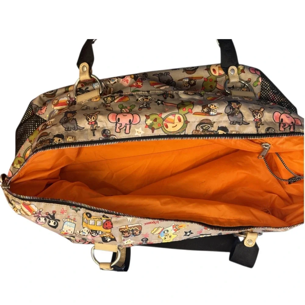 Tokidoki x LeSportsac Buon Viaggio Trasporto Women's Y2K Kawaii Rainbow Zip Tote