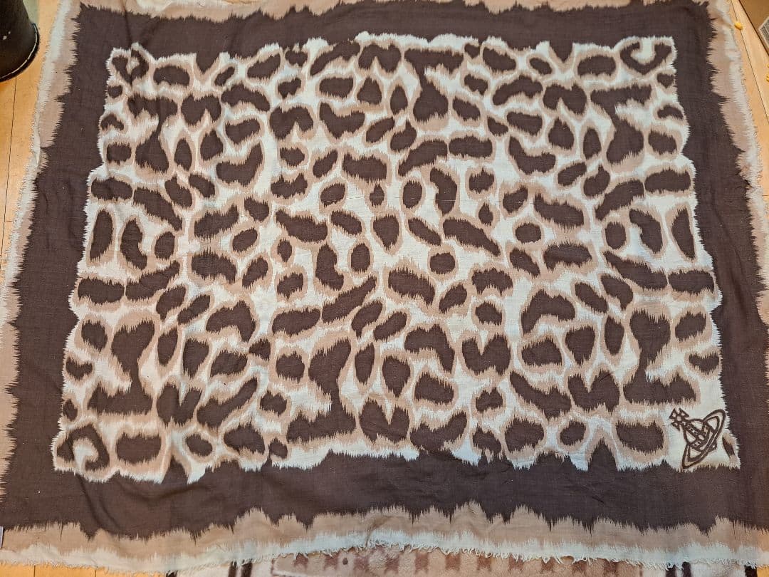 Rare Vivienne Westwood Leopard Print Scarf / Stole