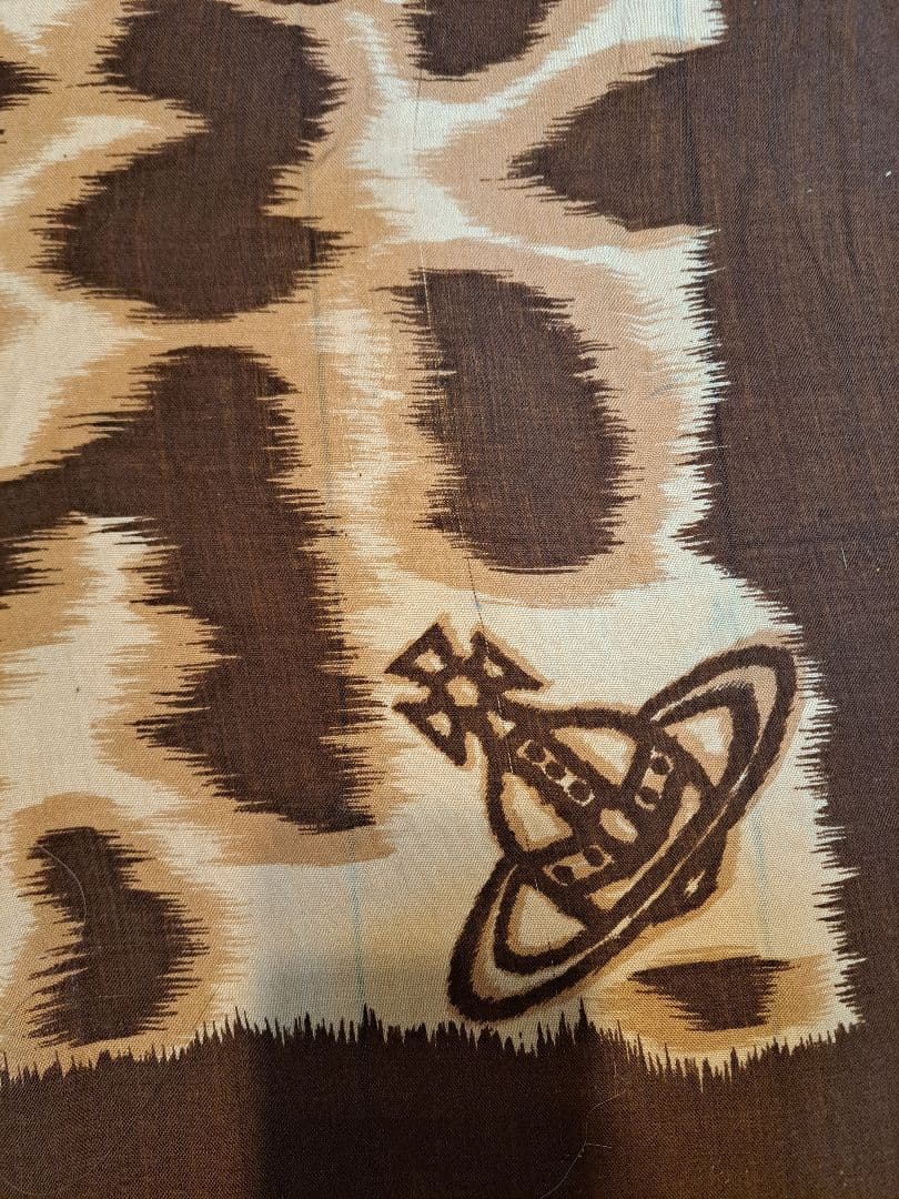 Rare Vivienne Westwood Leopard Print Scarf / Stole