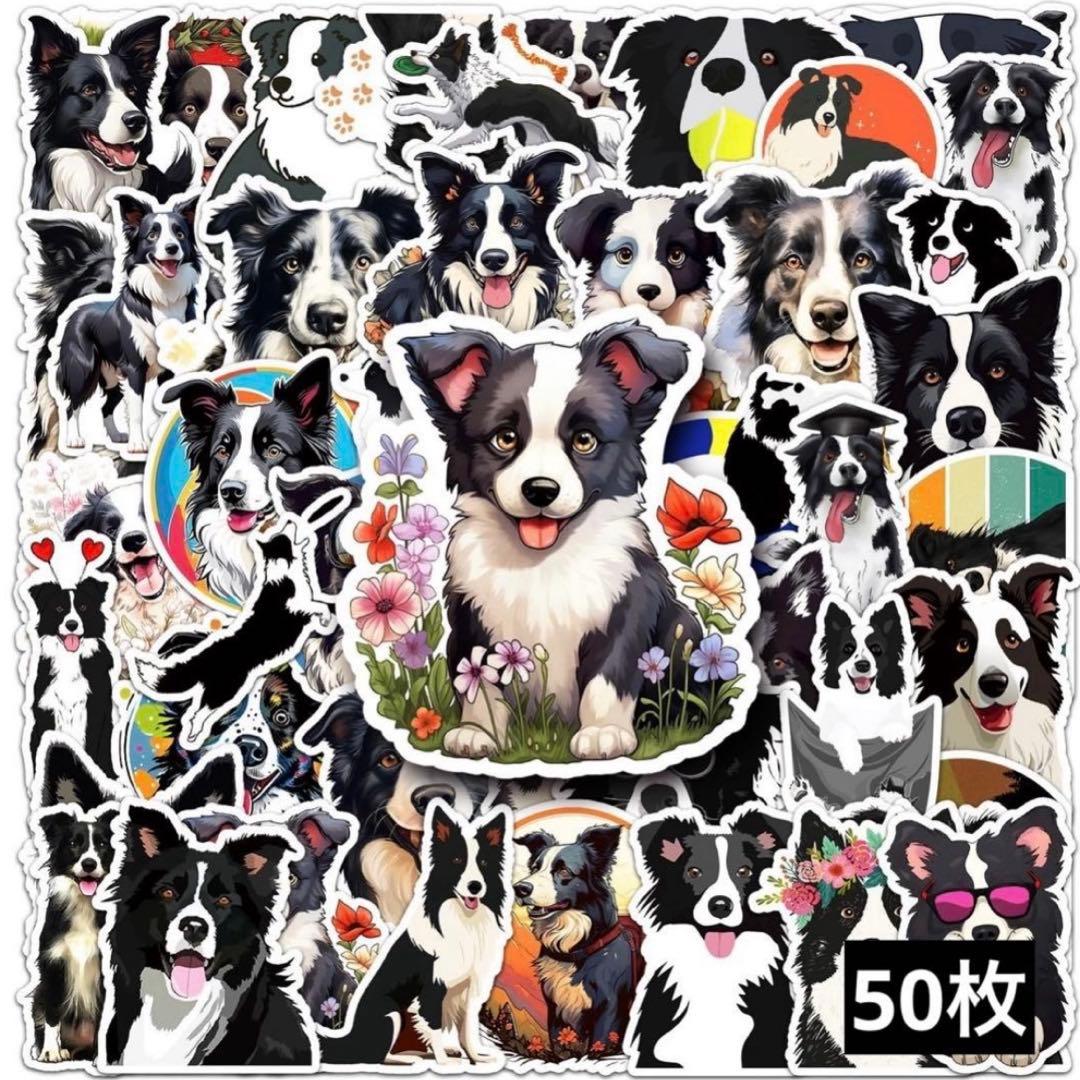 A181 Sticker Share Flake Seal Overseas Waterproof Dog Border Collie