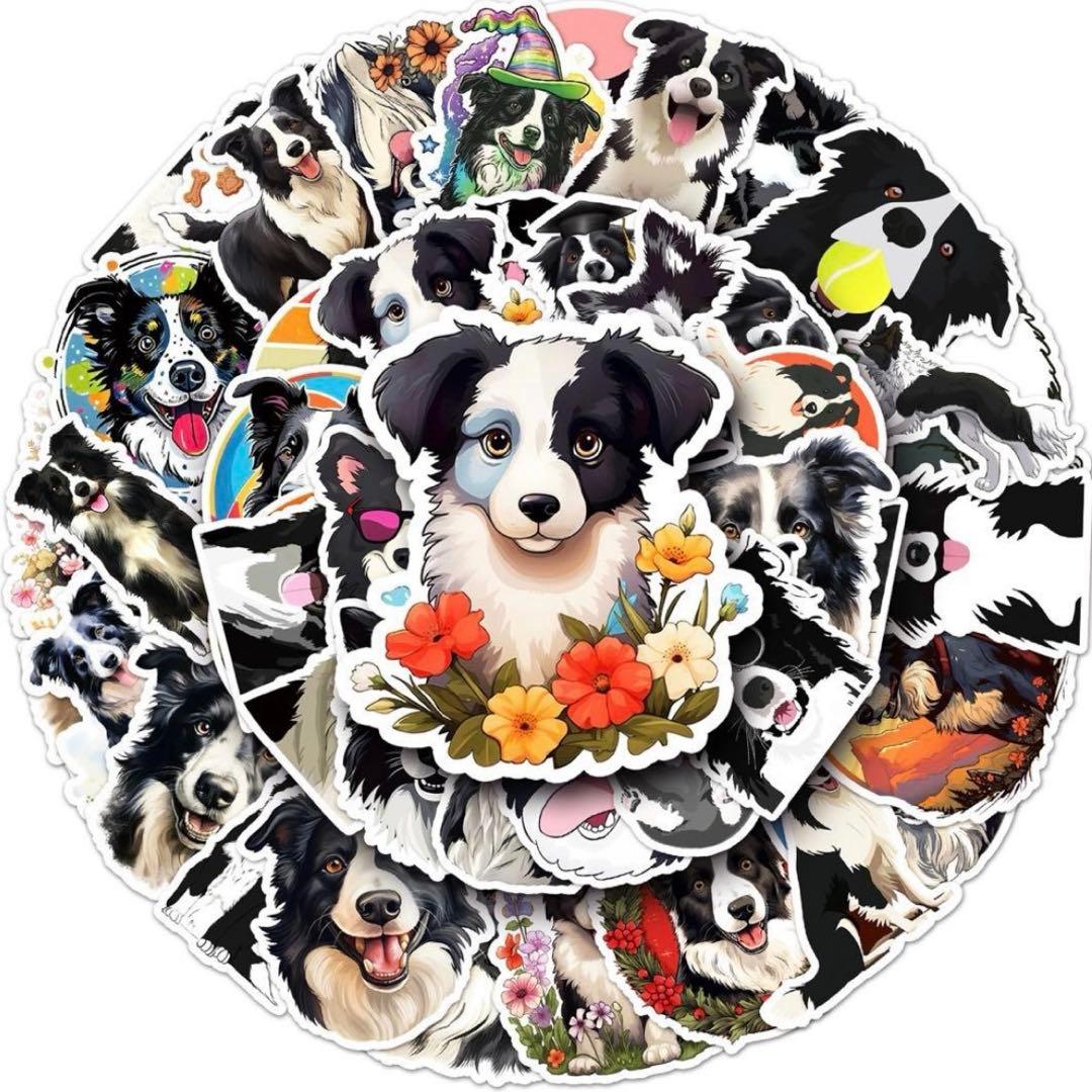 A181 Sticker Share Flake Seal Overseas Waterproof Dog Border Collie