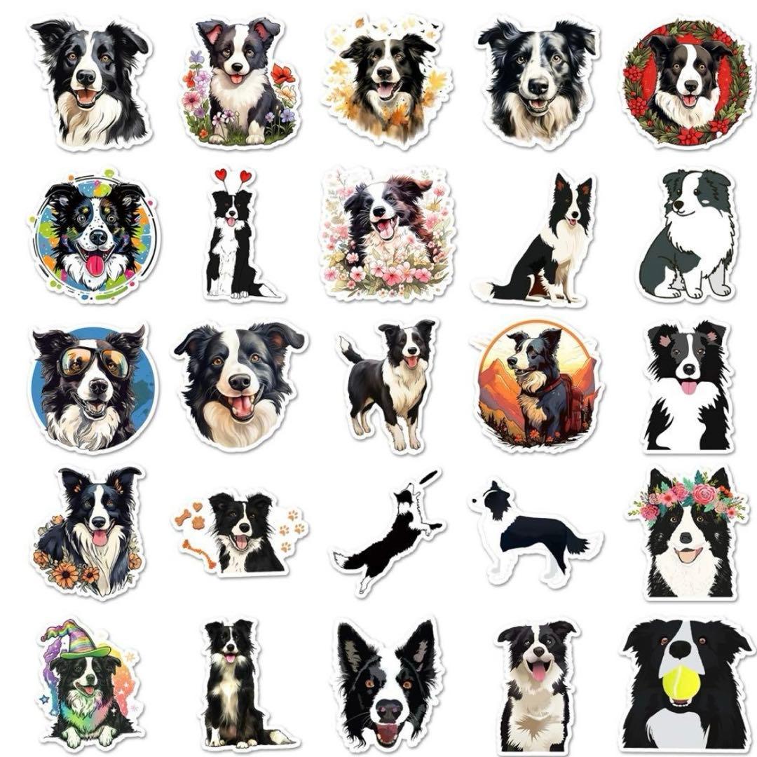 A181 Sticker Share Flake Seal Overseas Waterproof Dog Border Collie