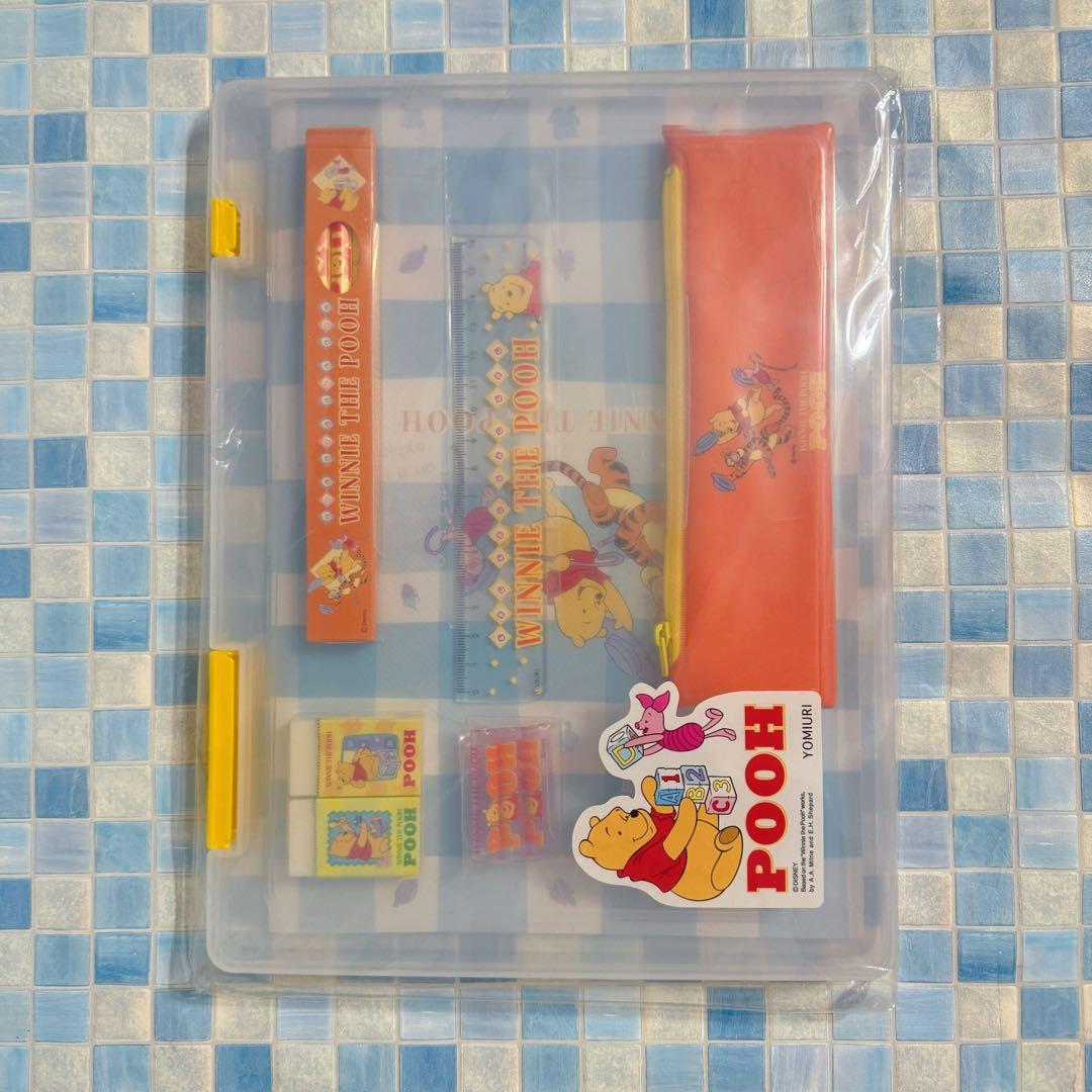 Winnie the Pooh Stationery Notebook Eraser Pencil Pencil Case Ruler Cap