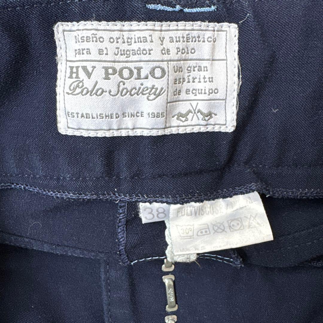 ★ HV POLO Polo Pony Embroidery Equestrian Breeches Jockey Pants