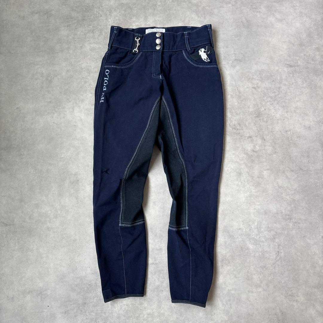 ★ HV POLO Polo Pony Embroidery Equestrian Breeches Jockey Pants