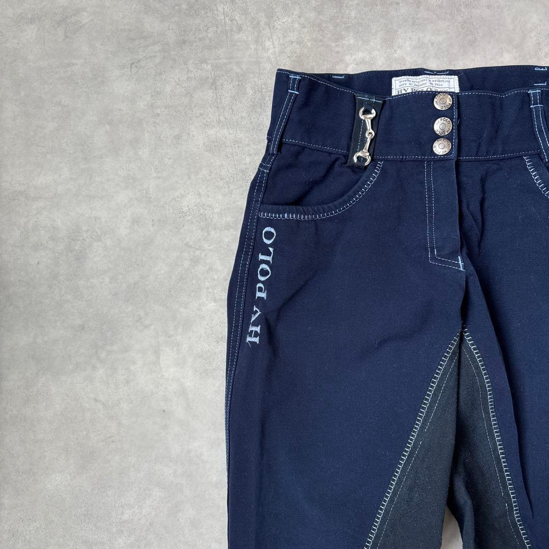 ★ HV POLO Polo Pony Embroidery Equestrian Breeches Jockey Pants