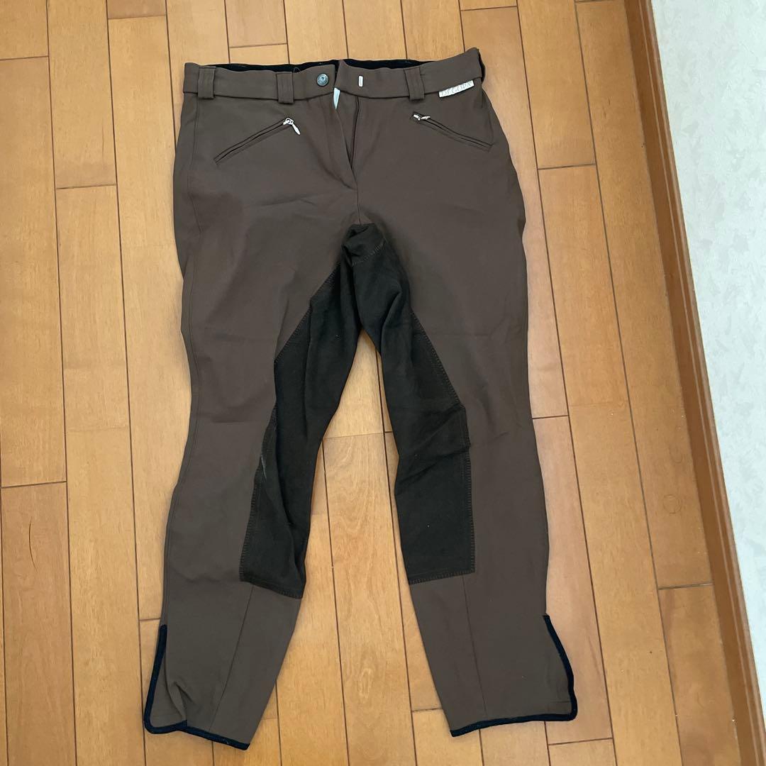 Brown Riding Breeches with Knee Patches