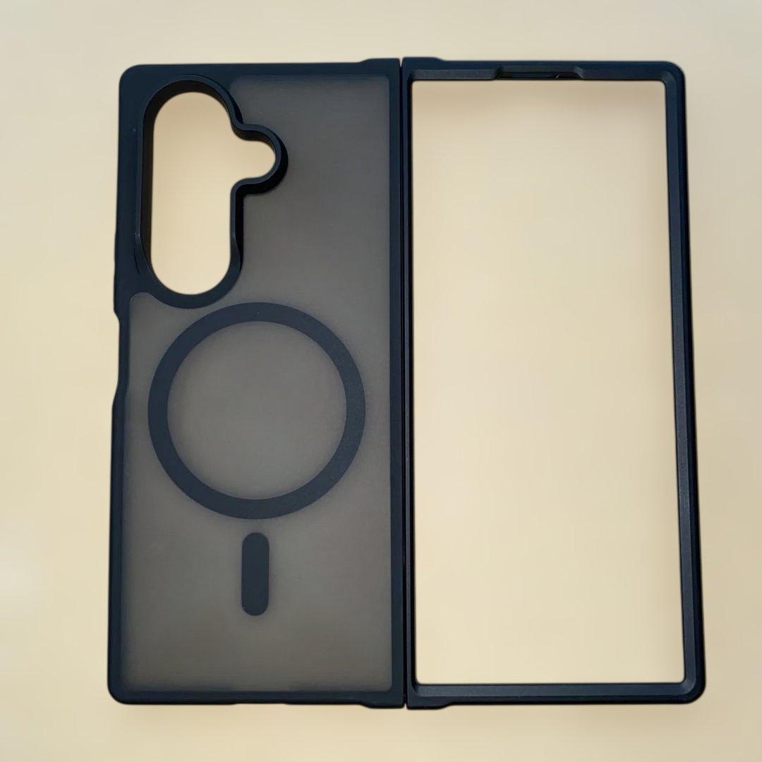 Bumper Frame Case for Galaxy Z Fold 7, MagSafe Compatible (Black)