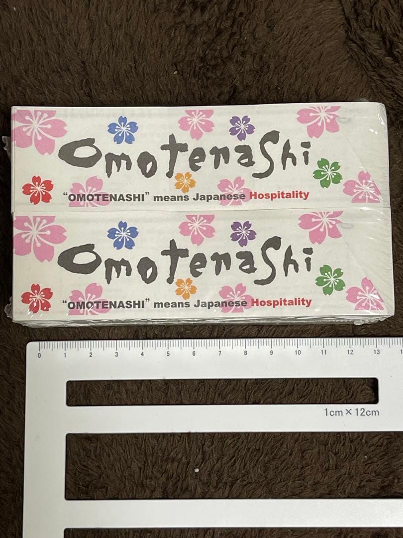 Chopstick wrappers, Omotenashi, Commercial use, 500 sheets, Hospitality