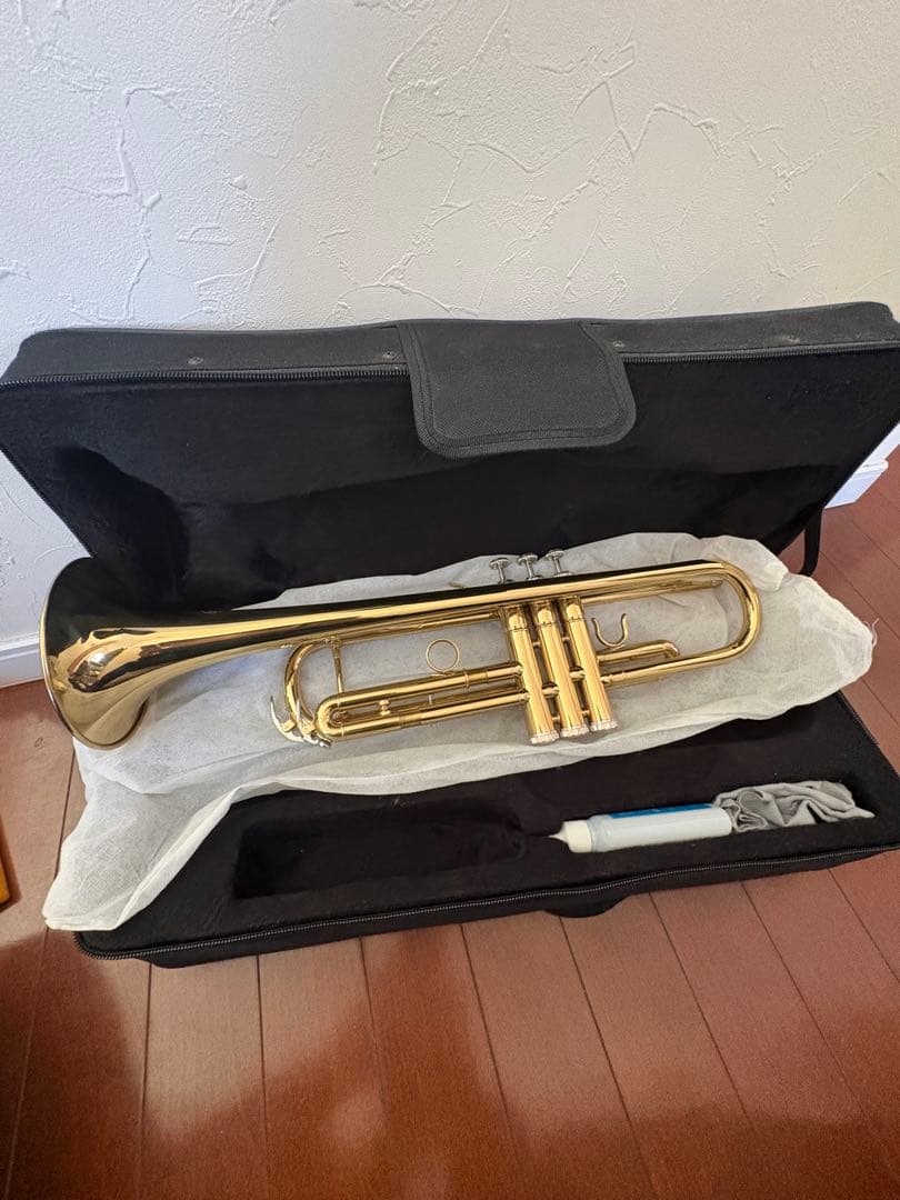 Gold Trumpet with Case