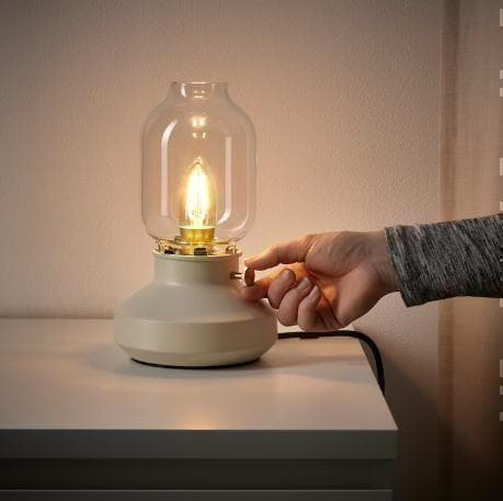 IKEA Table Lamp, T?LLBYN with Bulb [New, Unused]