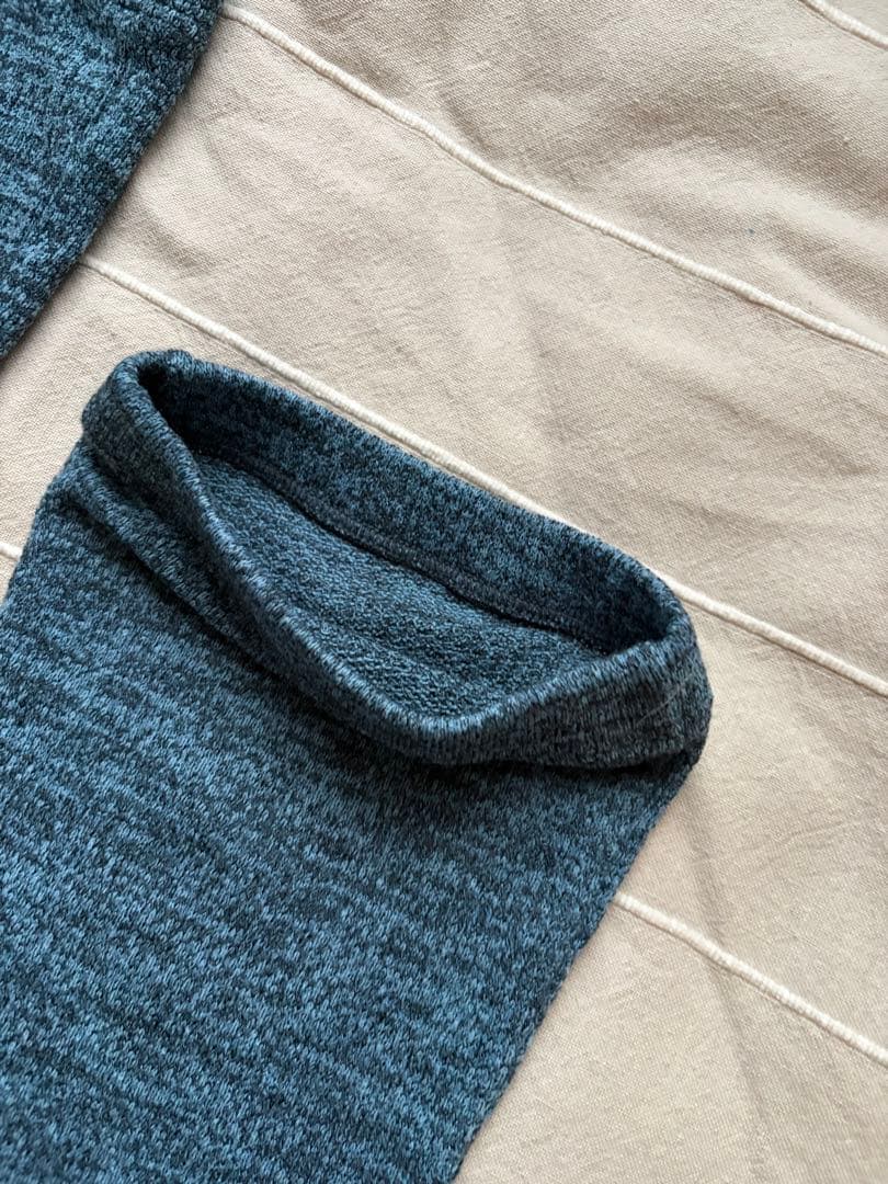 MIHLOROB Knit Leg Warmers, Dark Blue