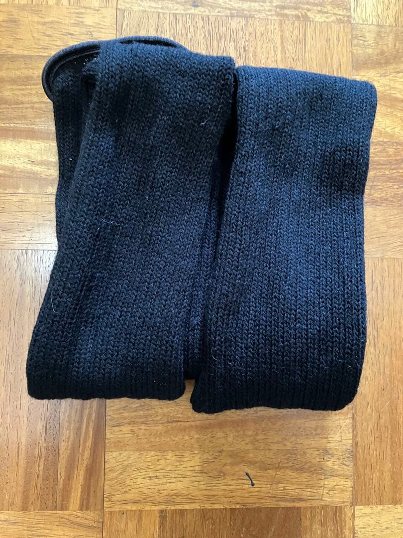 New Ballet Black Knit Leg Warmers, 77cm Length