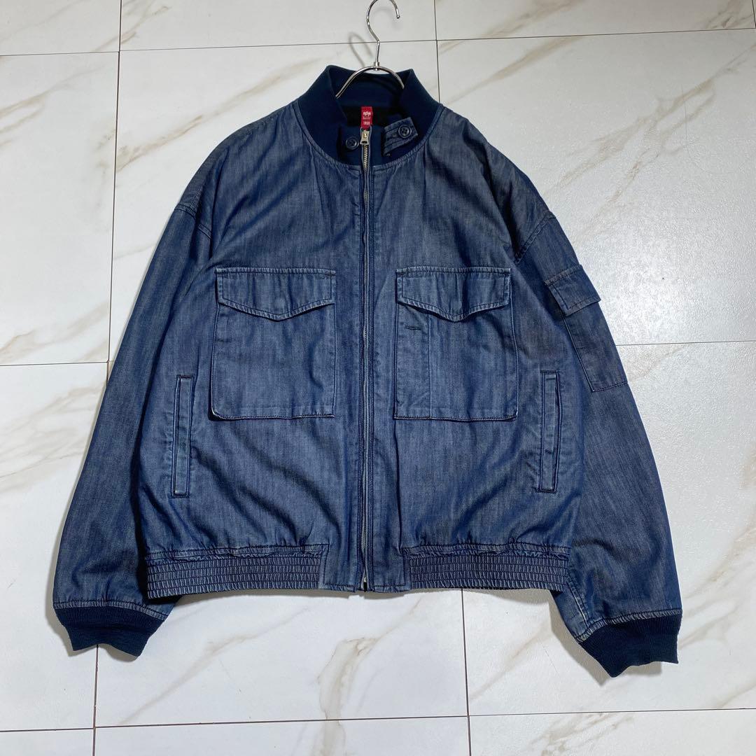 Alpha Industries Denim WEP Edwin G-8 Flight Jacket