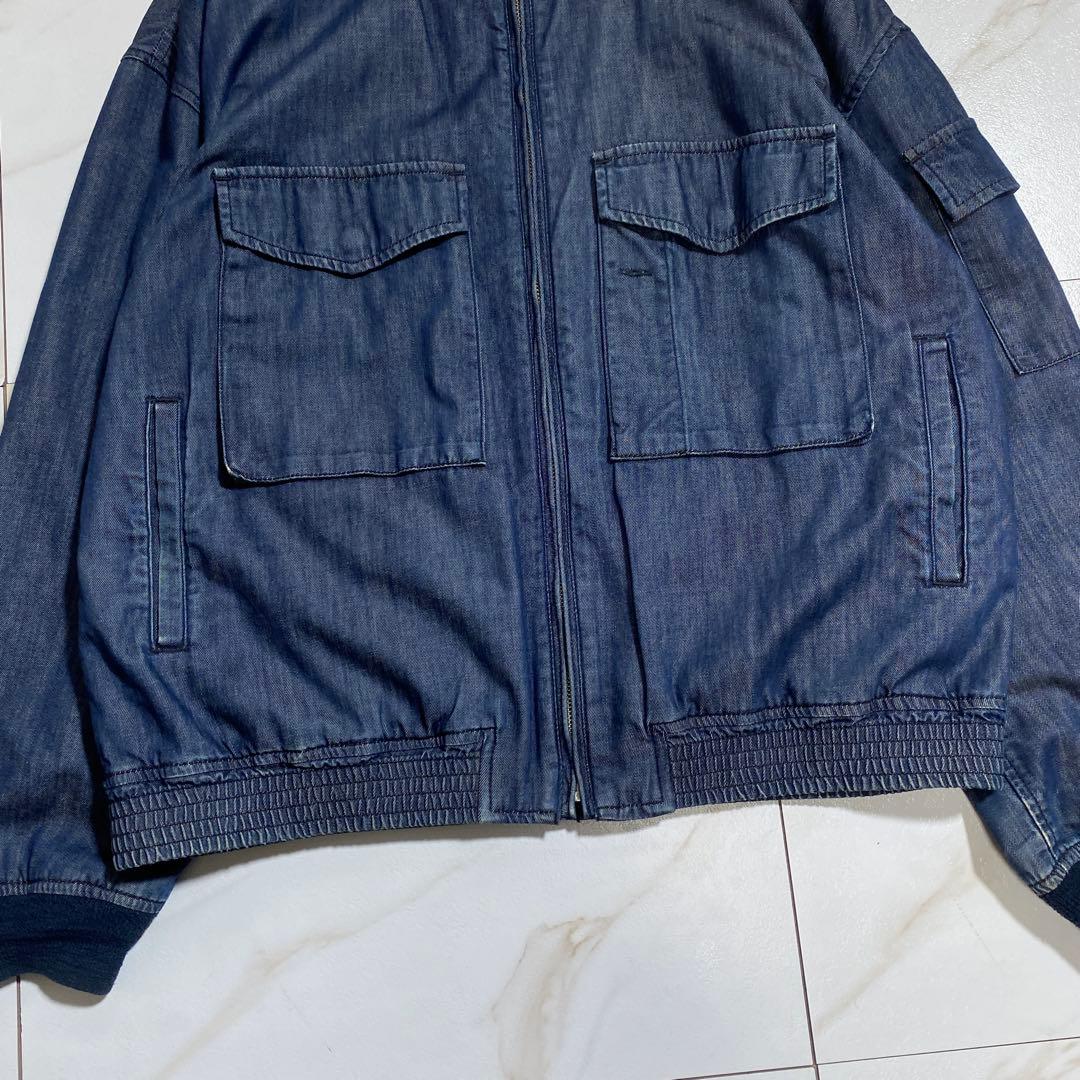 Alpha Industries Denim WEP Edwin G-8 Flight Jacket