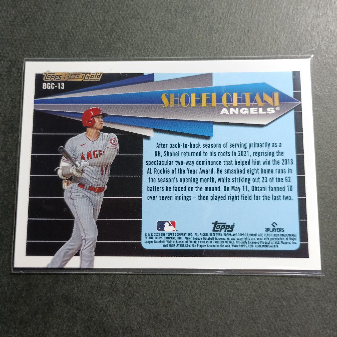 Mr. Kachi Shohei Ohtani 2021 TOPPS BLACK GOLD BGC-13 *Commercial