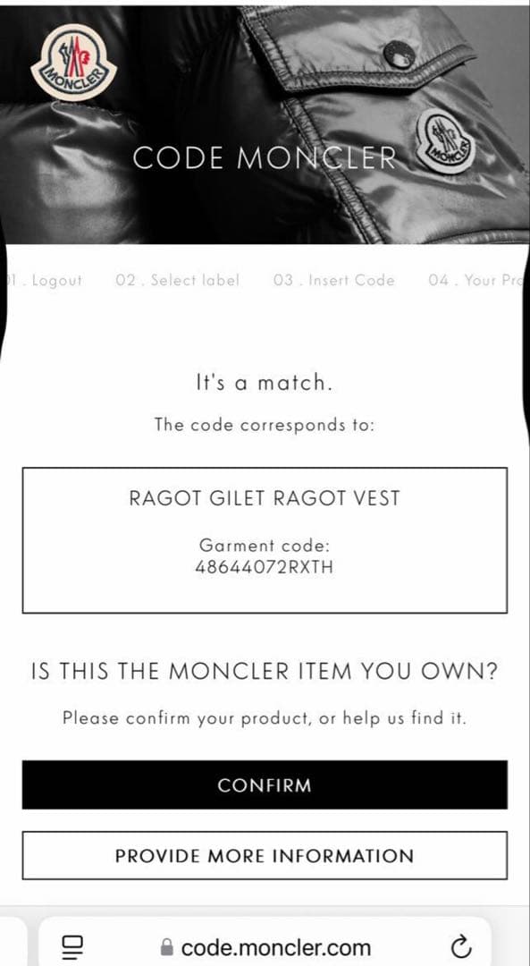 ★Excellent Condition★ MONCLER Ragot Gilet Down Vest