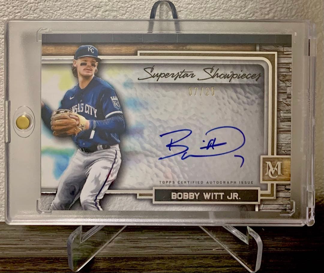 Bobby Witt Jr. Autographed Card with Inscription 07/25