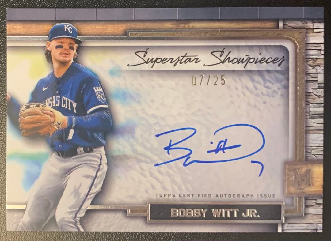 Bobby Witt Jr. Autographed Card with Inscription 07/25