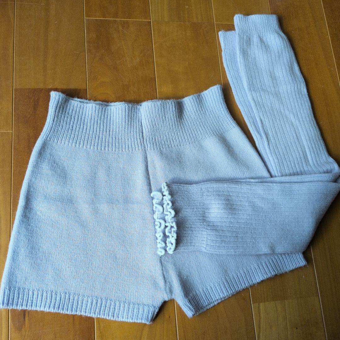 Chacott Knit Short Pants & Leg Warmers Size 130J-150J