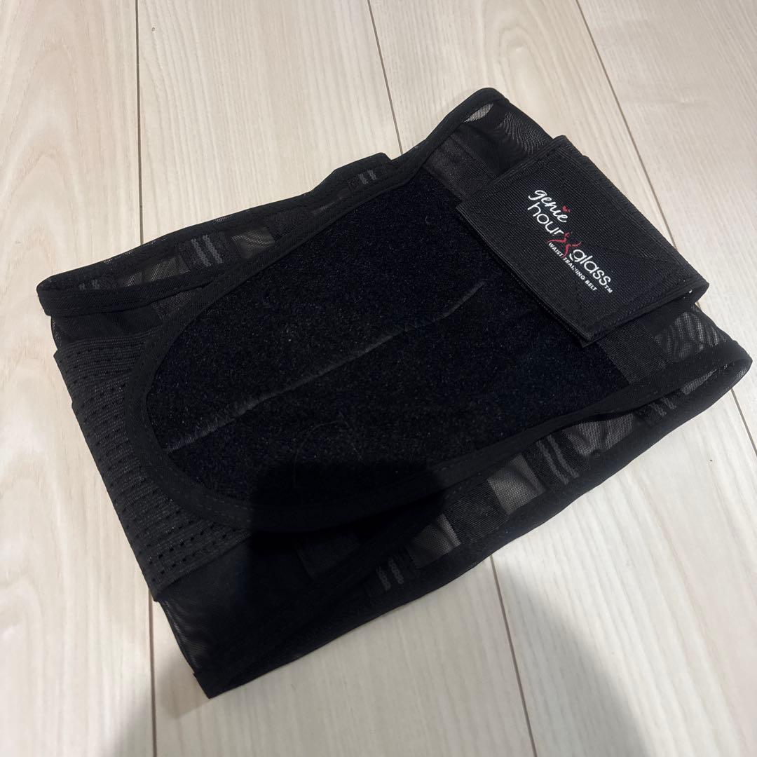 Genie Hourglass Waist Training Belt - Black - Lower Back Pain Belt