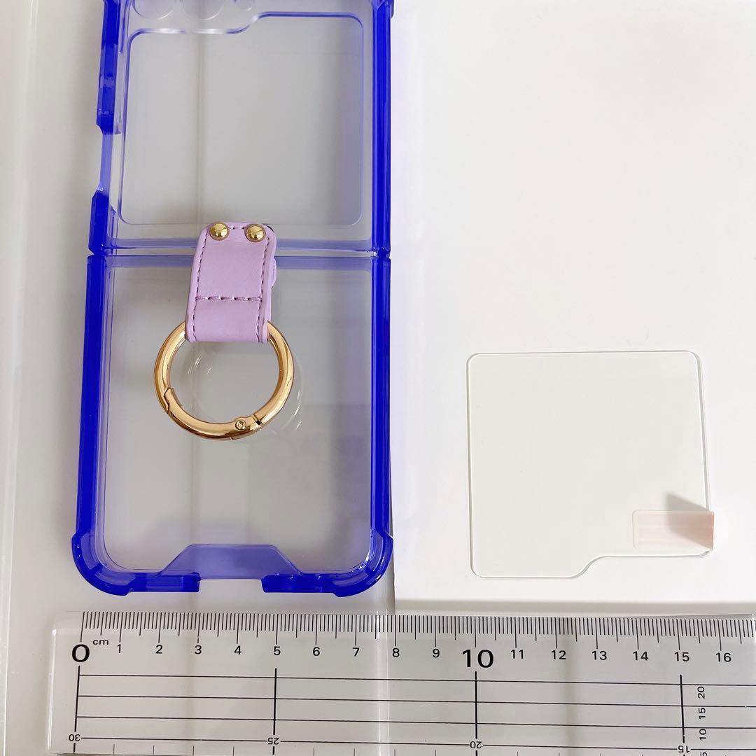 Galaxy Z Flip3 5G Case with Ring, Slim and Lightweight, Purple