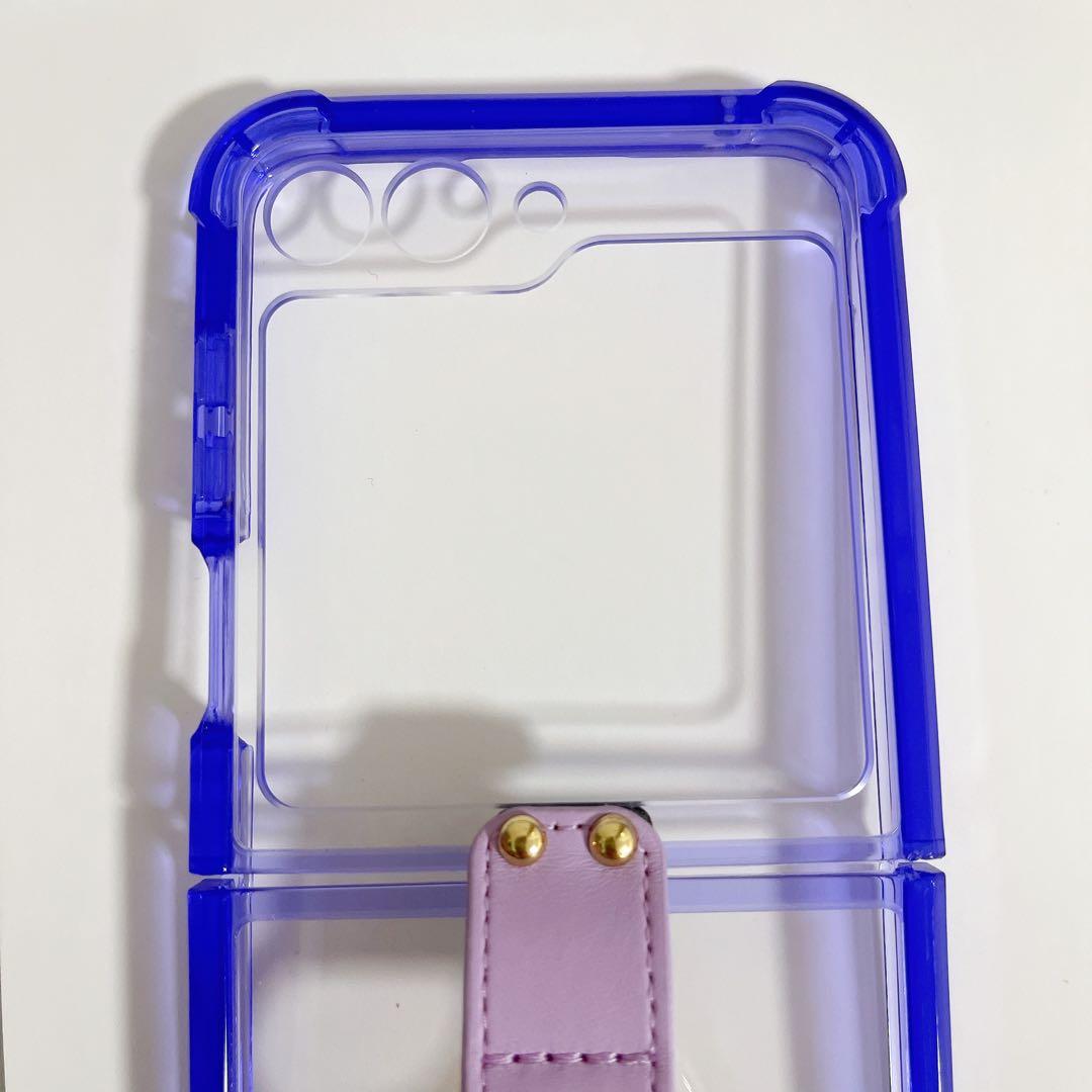 Galaxy Z Flip3 5G Case with Ring, Slim and Lightweight, Purple