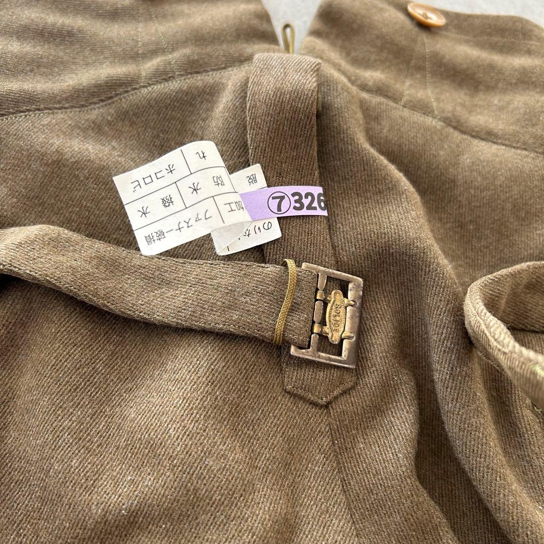 【Excellent Condition】Imperial Japanese Army Riding Trousers (Hakama-shita) - Vintage Military Uniform, Pre-Showa Era