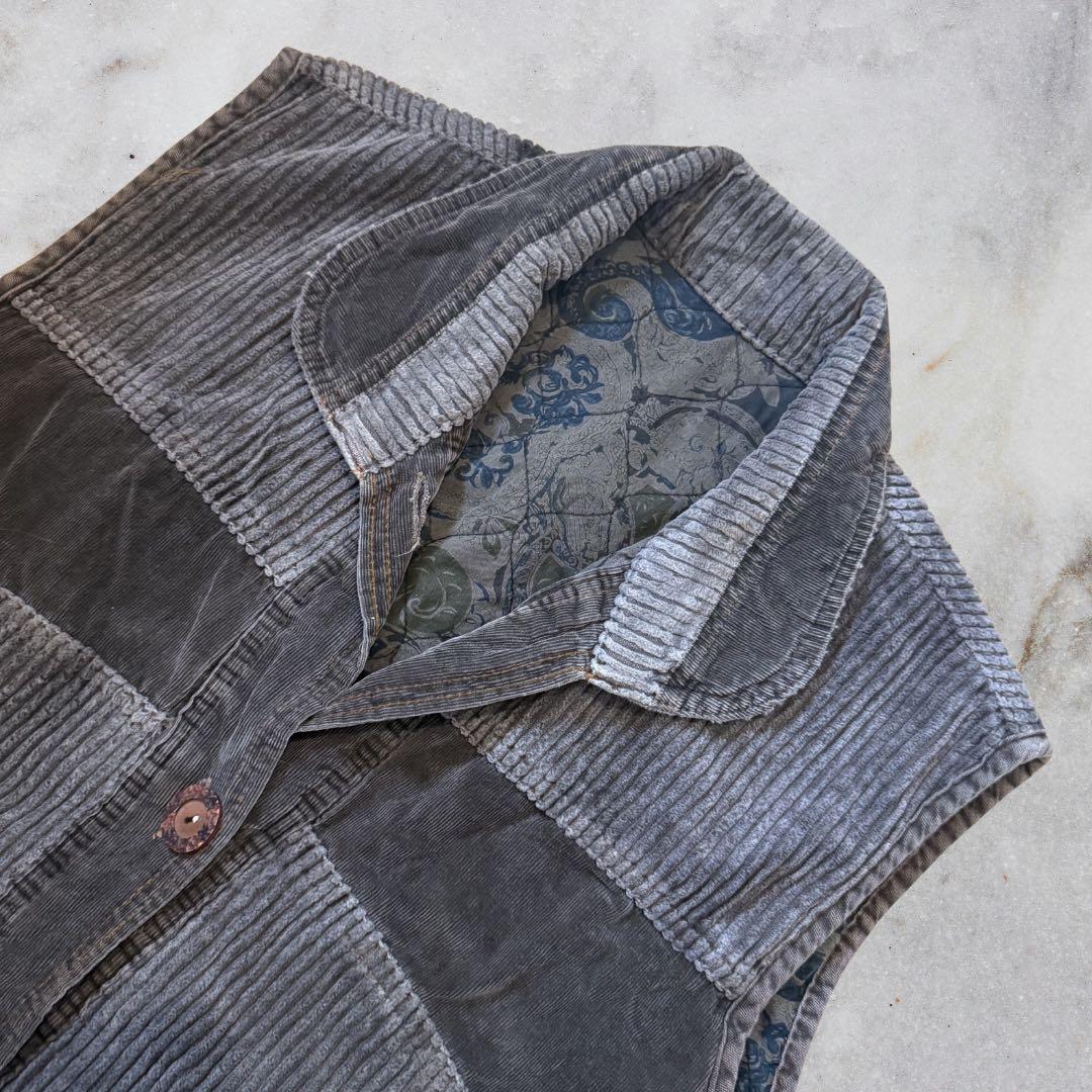 00's Vintage KNOCK Corduroy Vest Y2K Casual