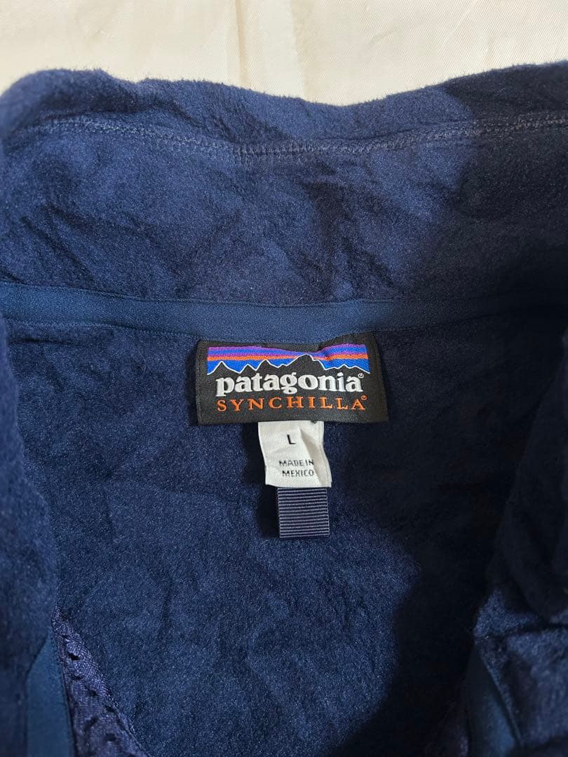 Patagonia Synchilla Vest with Chest Logo, L