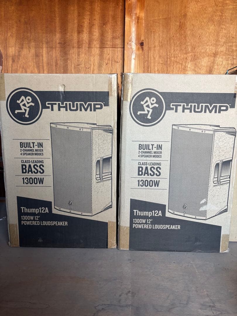 Mackie Thump 12A Powered PA Speaker 1300W (2 units)