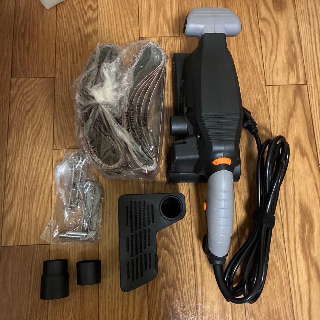 TACKLIFE PSFS1A Belt Sander 600W 6-Speed & Dust Collection