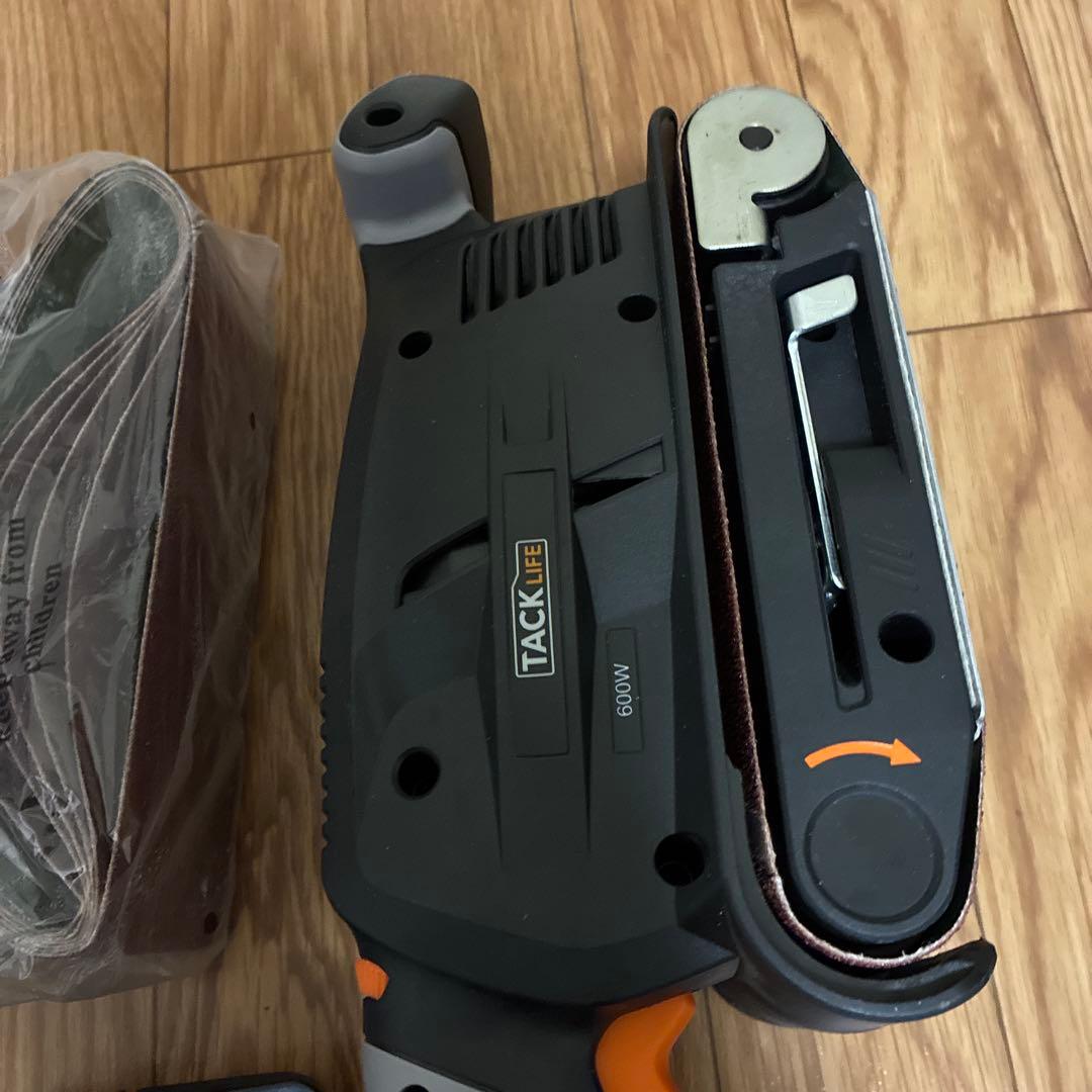 TACKLIFE PSFS1A Belt Sander 600W 6-Speed & Dust Collection