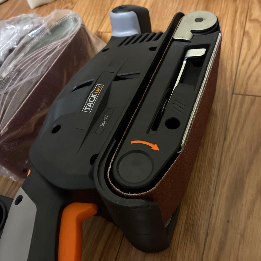 TACKLIFE PSFS1A Belt Sander 600W 6-Speed & Dust Collection