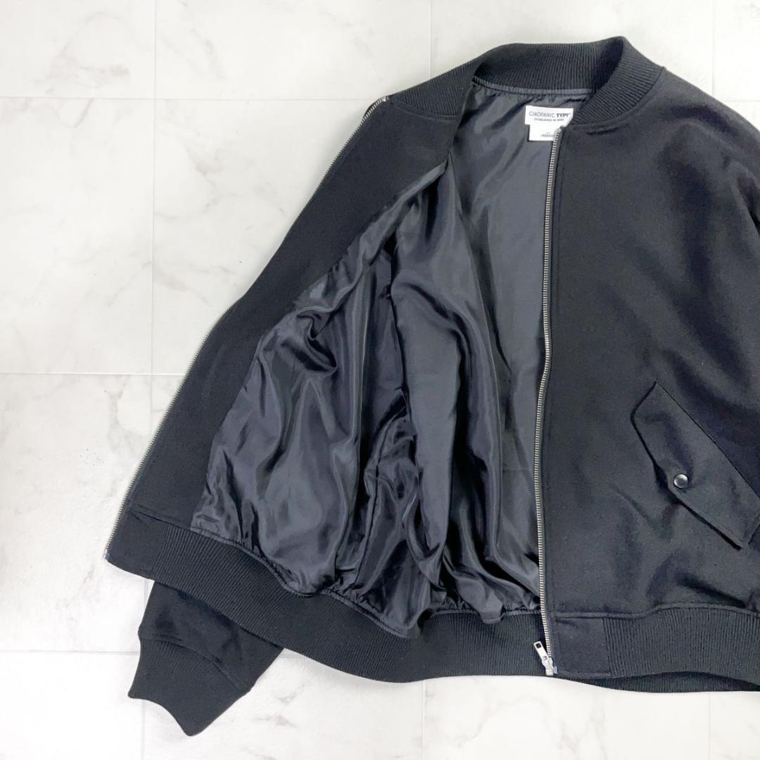 Excellent condition CIAOPANIC TYPY MA-1 jacket, black, size M *ND372