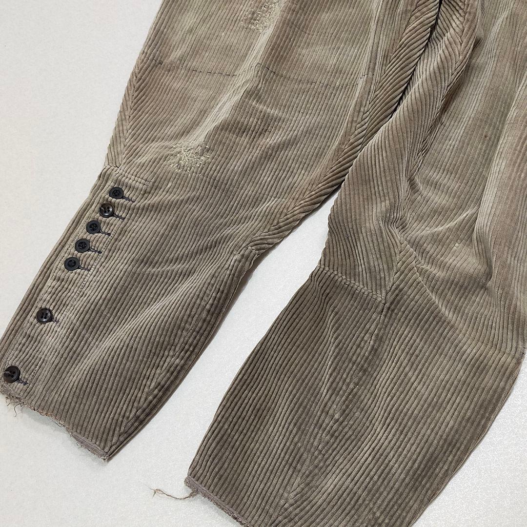 EURO VINTAGE 40s 50s French Corduroy Jodhpurs