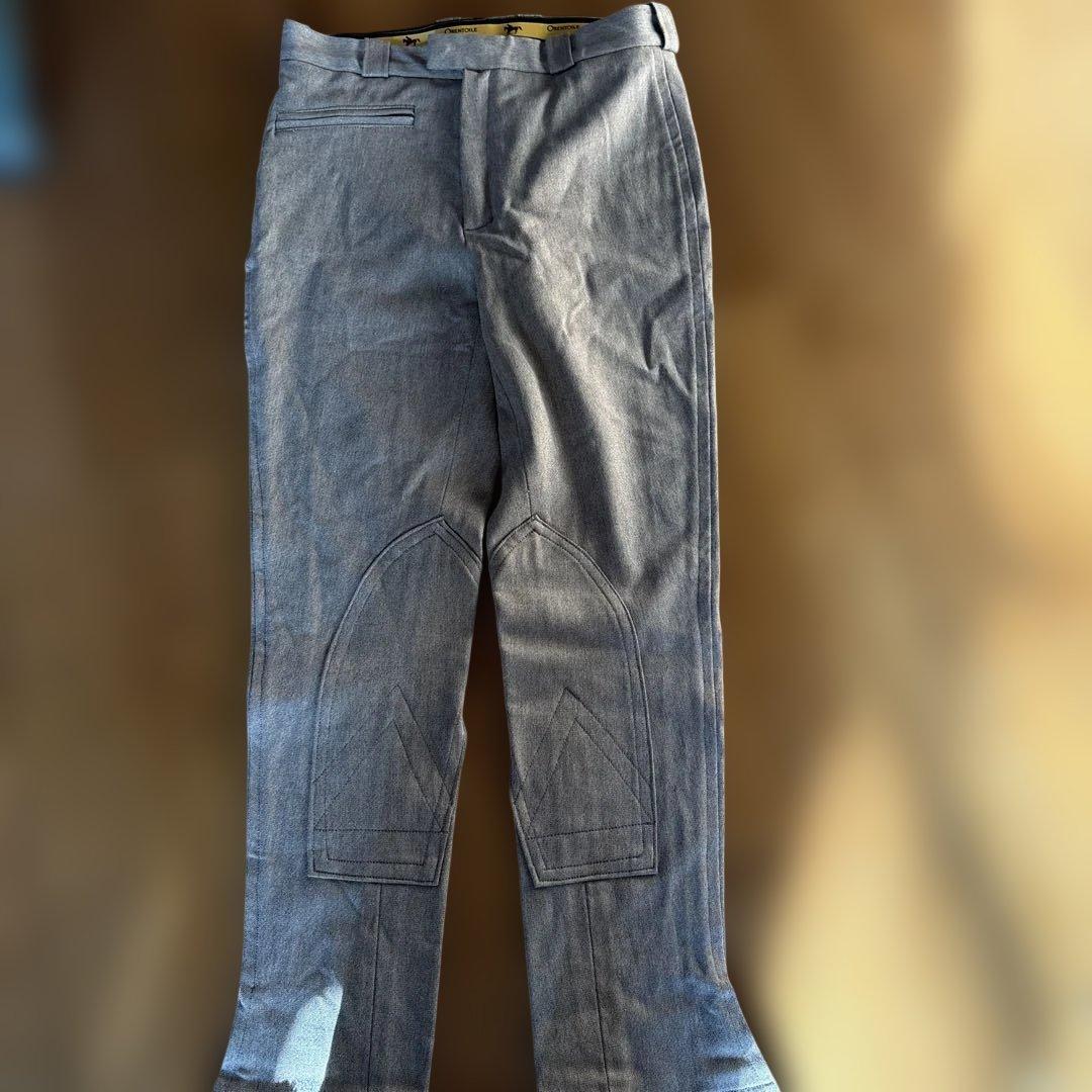 n*o様 OMETOLKE Riding Breeches with Brown Knee Patches