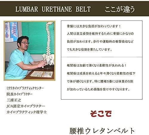 【New】Reliable Made in Japan Lucky West Lumbar Support Belt, Size M