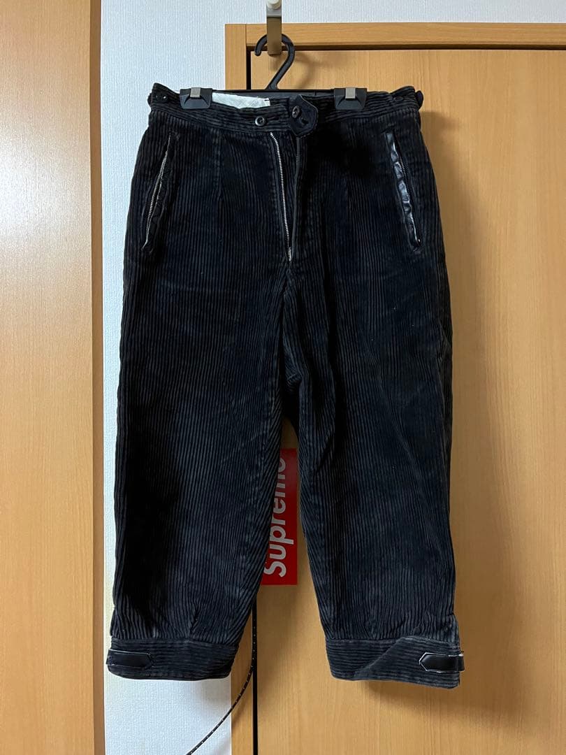 Obermeyer 50s-60s Vintage Black Corduroy Pants