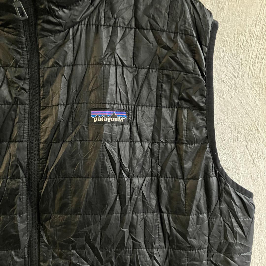Excellent condition Patagonia Nano Puff Vest, Black, PrimaLoft, L